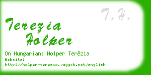 terezia holper business card