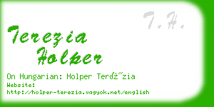 terezia holper business card